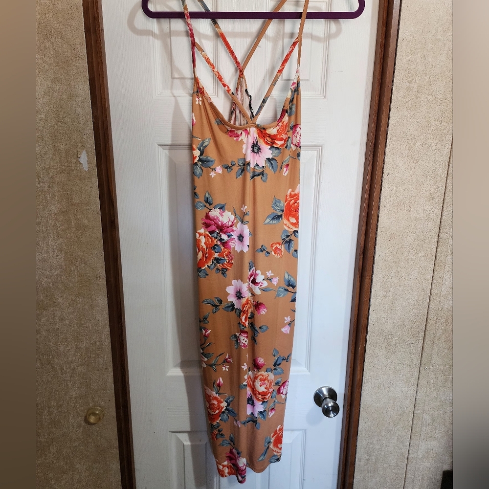 Womens plus size tan dress size 2x